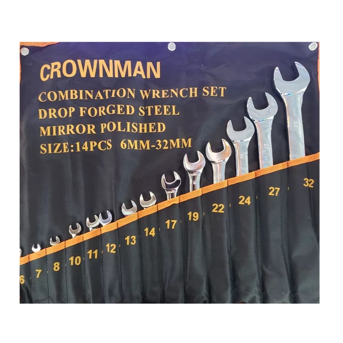 GENERICO - Juego De Llaves Corona 14 Piezas 6-32mm Crownman