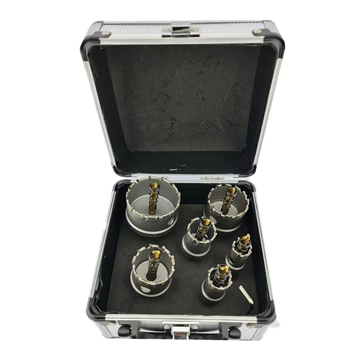 GENERICO - Juego De Brocas Tct Punta De Carburo Para Metal 7 Piezas Tmk