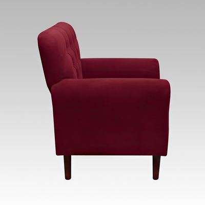 Imagen 2 del producto Sillón Baúl 1 Cuerpo Estilo Capitoné Recife - Vino