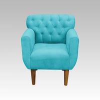 Sillón Estilo Capitoné Marbella - Turquesa