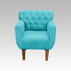 GENERICO - Sillón Estilo Capitoné Marbella - Turquesa