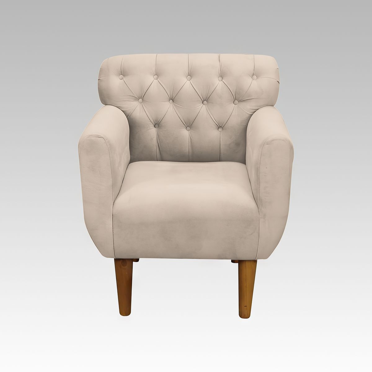 GENERICO - Sillón Estilo Capitoné Marbella - Beige