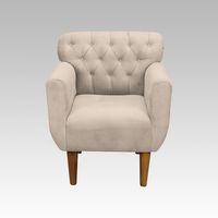 Sillón Estilo Capitoné Marbella - Beige