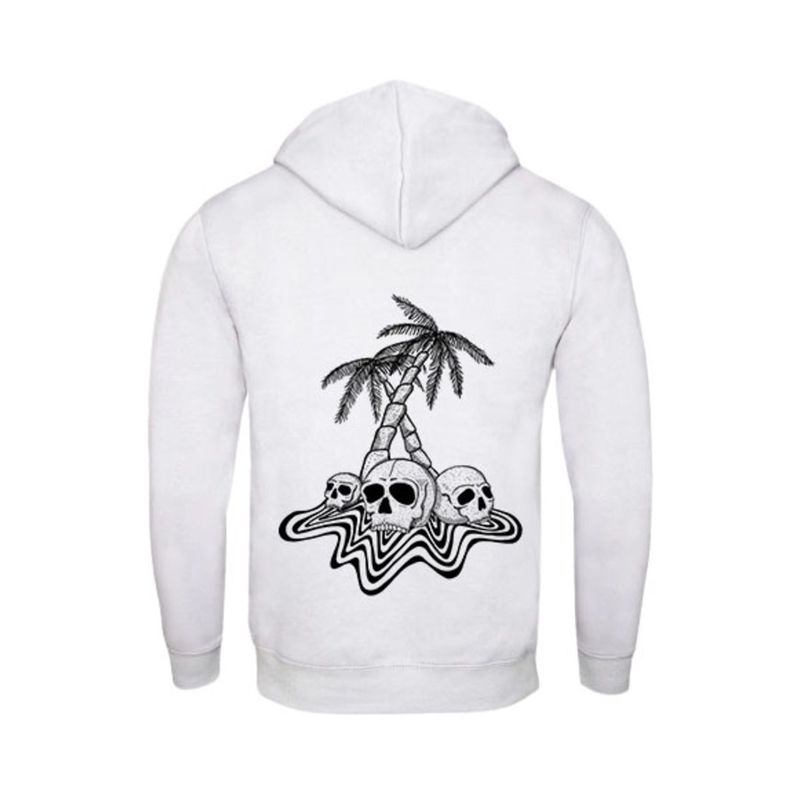 DEVOL COMPANY - Polerón Tropical Rides Blanco Devol Logo Origin