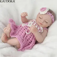TIOZONEY - Muñeca bebe reborn vinilo de silicona juguetes.