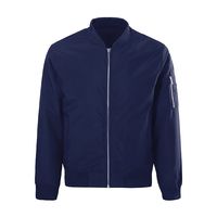 Chaqueta Bomber Casual Ruppell Azul Hombre