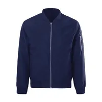 Chaqueta Bomber Casual Ruppell Azul Hombre