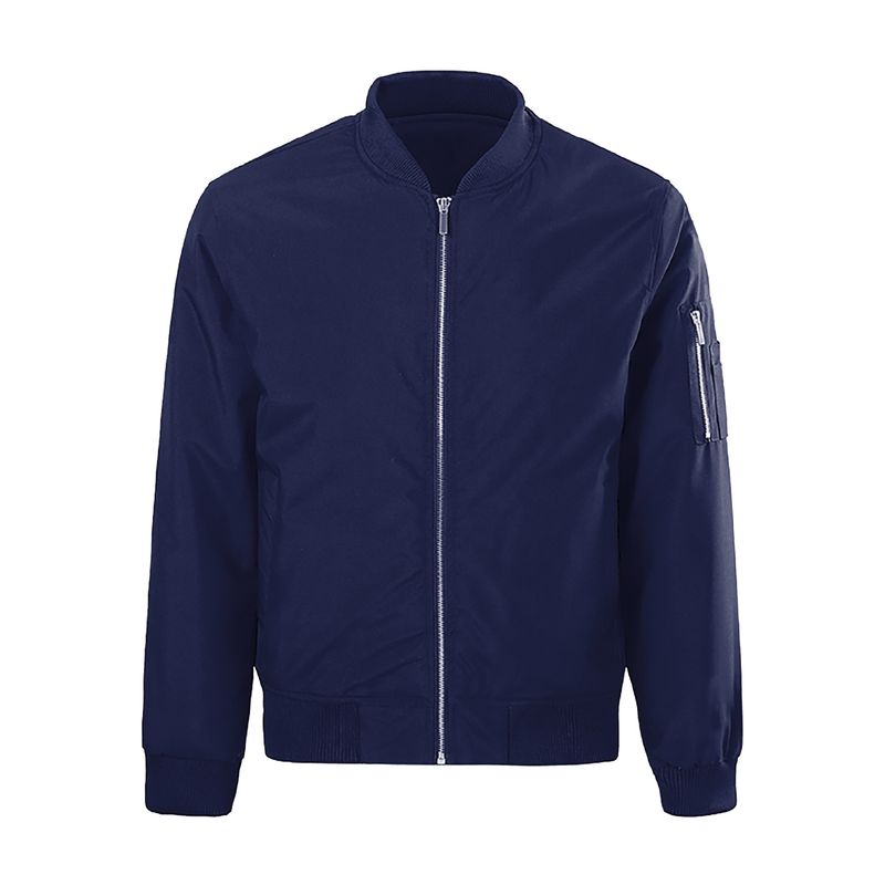 ANDESLAND OUTDOOR APPAREL - Chaqueta Bomber Casual Azul Hombre