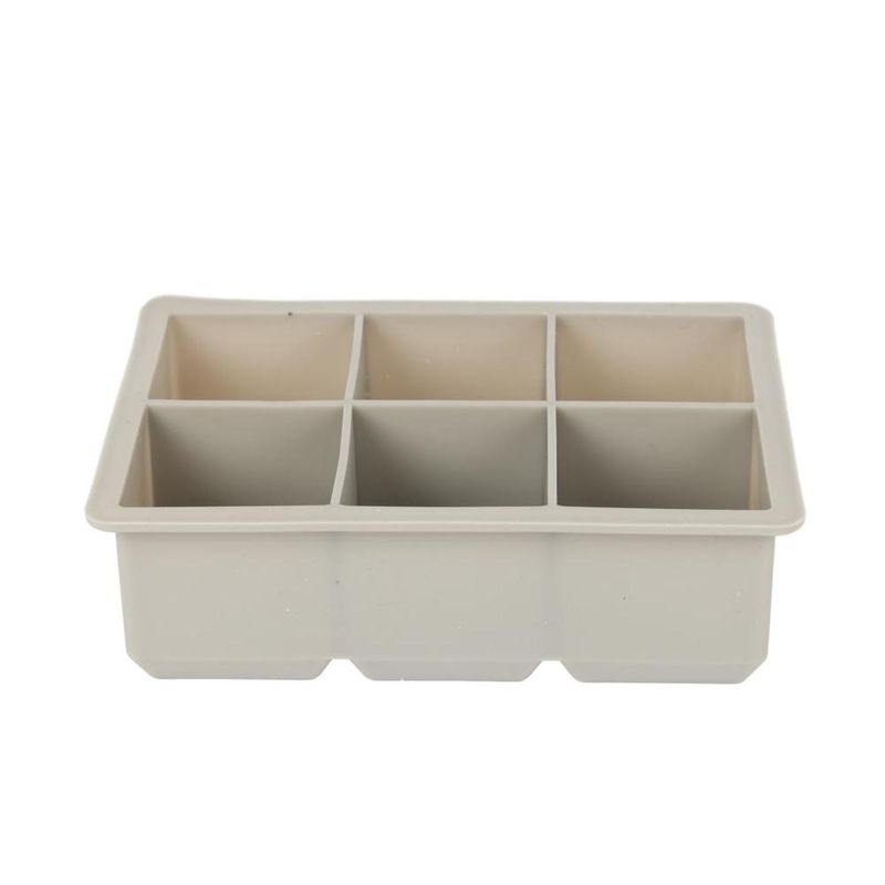 HOMEWELL - Cubeta de Hielo de Silicona Rojo XL 16x5x11cm HOMEWELL