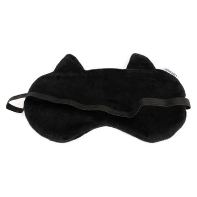 Imagen 2 del producto Antifaz para Dormir Negro con Diseño de Gato