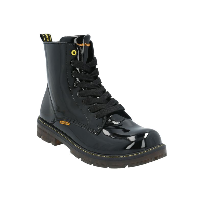 HUSH PUPPIES - Botin Cuero Mujer Nova Negro HUSH PUPPIES