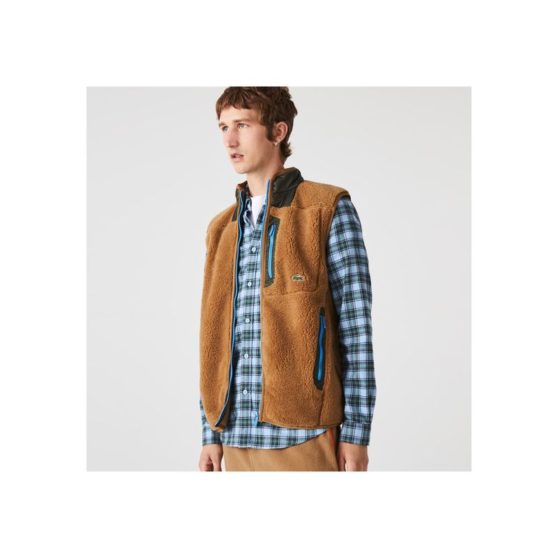 LACOSTE - Parka Lacoste Bh3345 Hombre Cafe LACOSTE