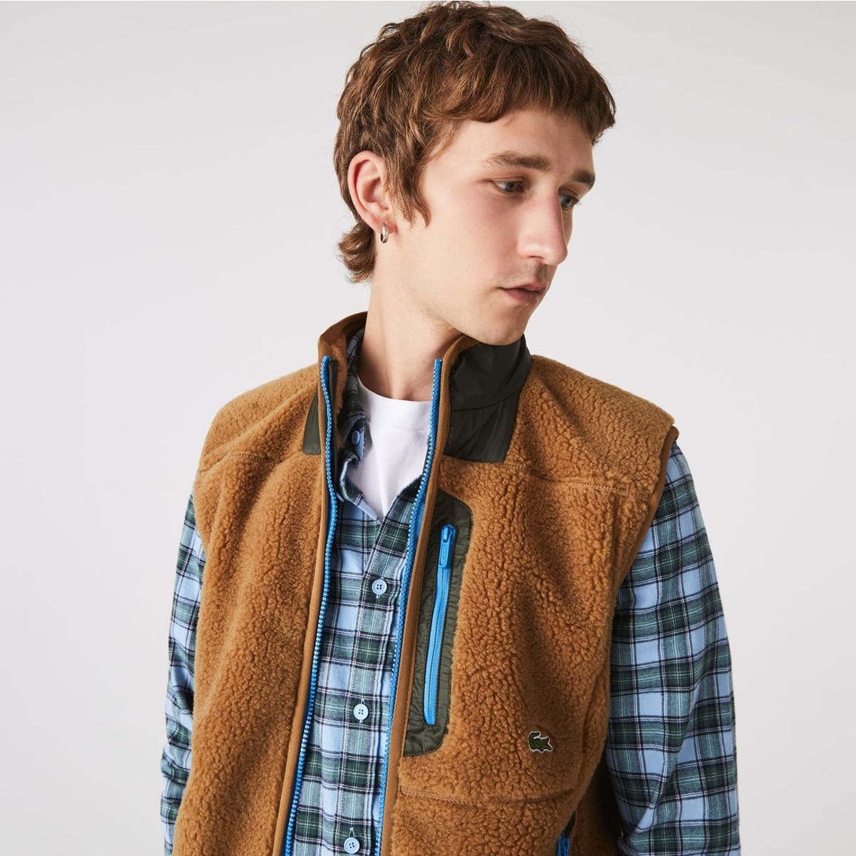 LACOSTE - Parka Lacoste Bh3345 Hombre Cafe LACOSTE