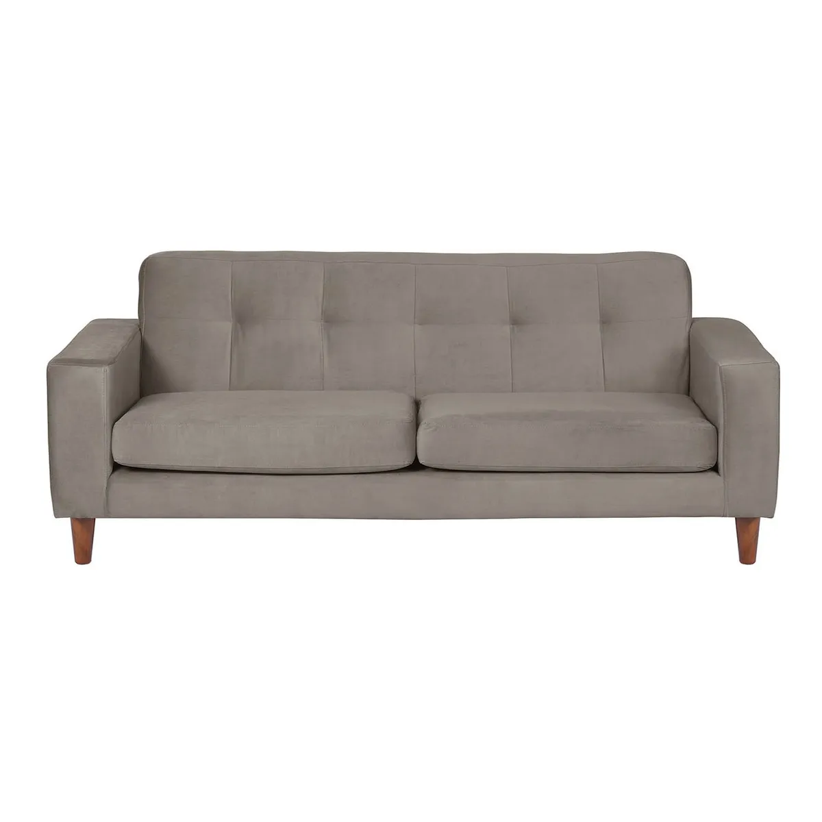 LATAM HOME - Sofá Latam Home Salerno 3C Tela Velvet Gris