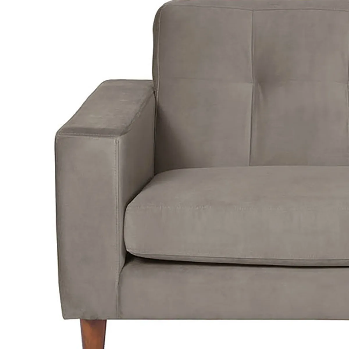 LATAM HOME - Sofá Latam Home Salerno 3C Tela Velvet Gris