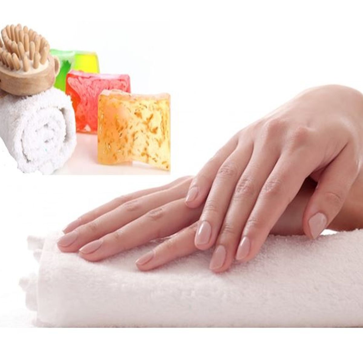 GENERICO - Toalla De Mano Blanca Hotelera 40x70 Cm 100 Algodon