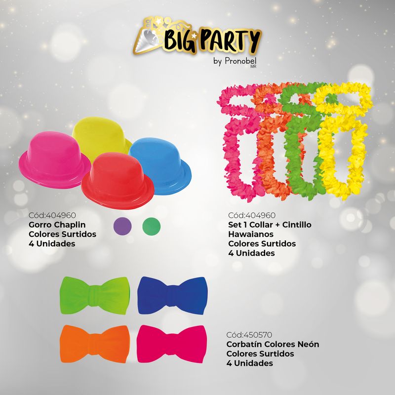 BIG PARTY - Pack Carnaval 16 Piezas Big Party
