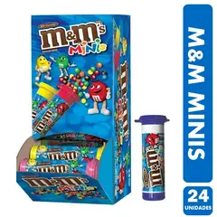 GENERICO - M&M En Fomato Especial De Mini Tubos (Caja Con 24 Unidades)