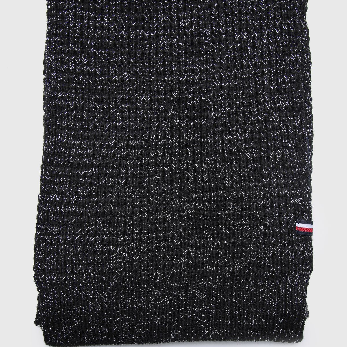 TOMMY HILFIGER - Bufanda Metallic Thermal Negro Tommy Hilfiger