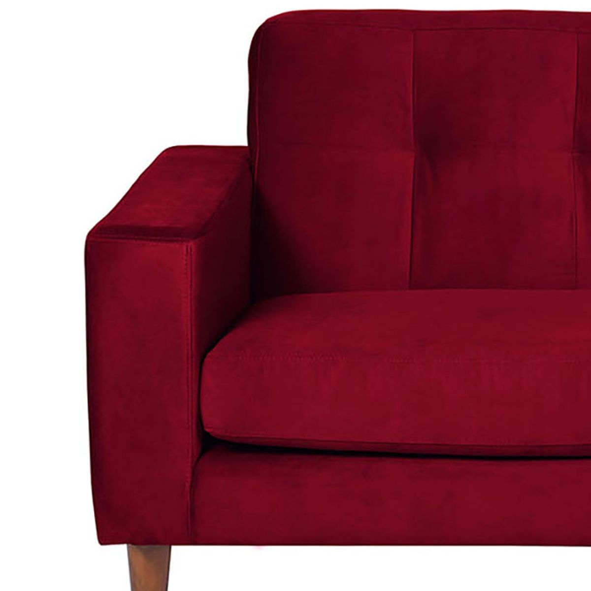 LATAM HOME - SOFA SALERNO 2C TELA  VELVET  BURDEO