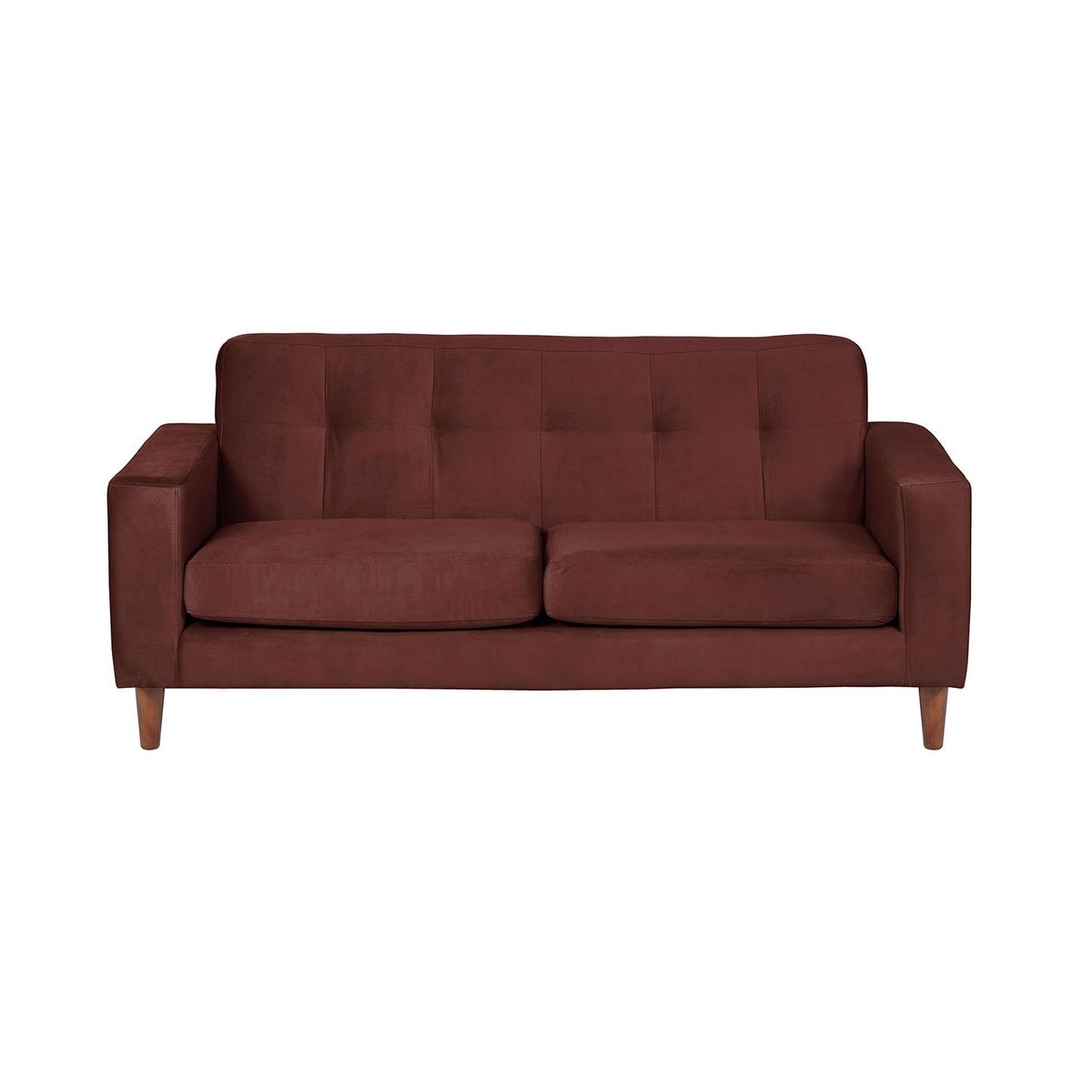 LATAM HOME - SOFA SALERNO 2C TELA  VELVET  CHOCOLATE