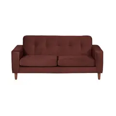 LATAM HOME - SOFA SALERNO 2C TELA VELVET CHOCOLATE