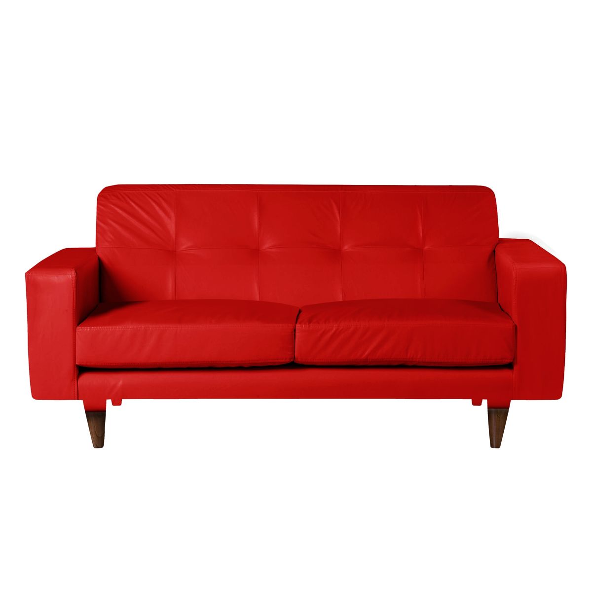 LATAM HOME - SOFA SALERNO 2C PU ROJO
