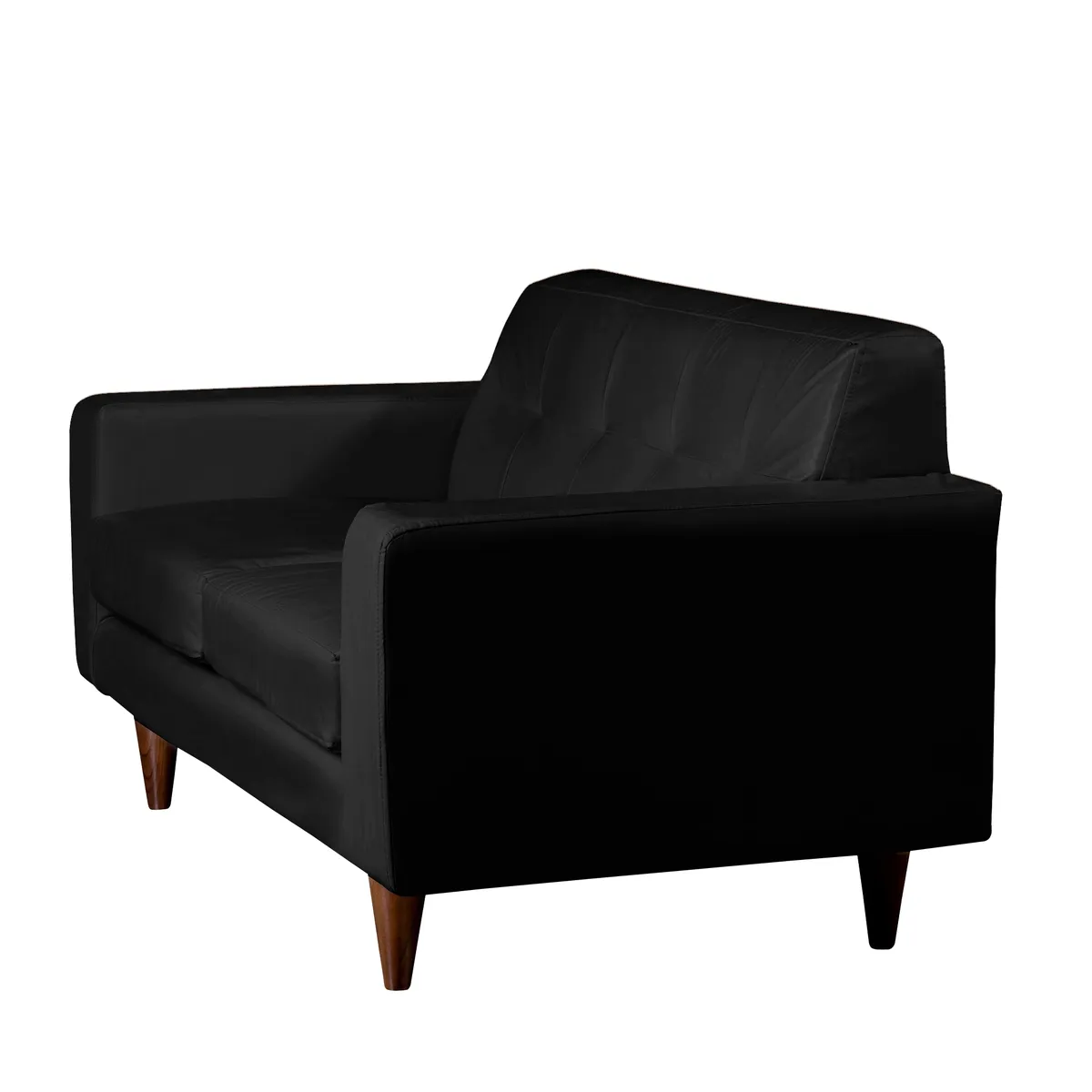 LATAM HOME - SOFA SALERNO 2C PU NEGRO