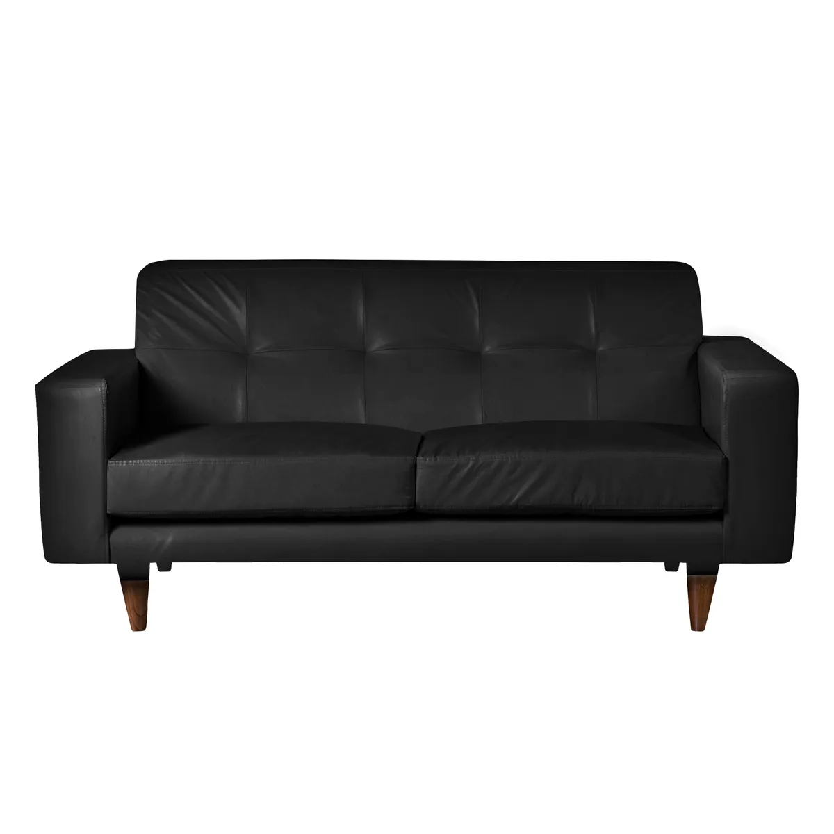 LATAM HOME - SOFA SALERNO 2C PU NEGRO