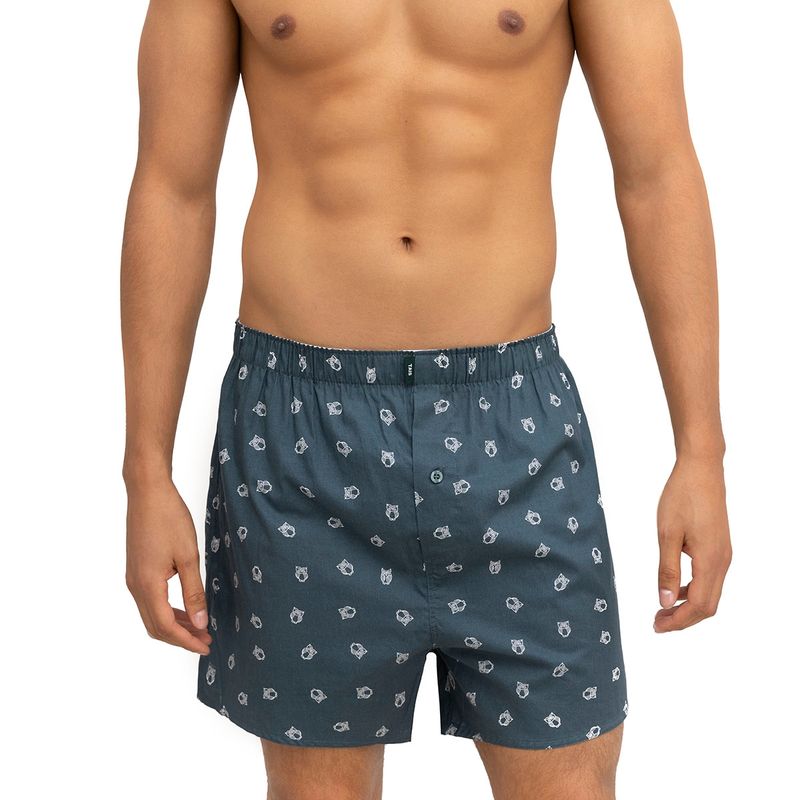 TAIS - Bóxer Tela 100% Algodón Verde Tais