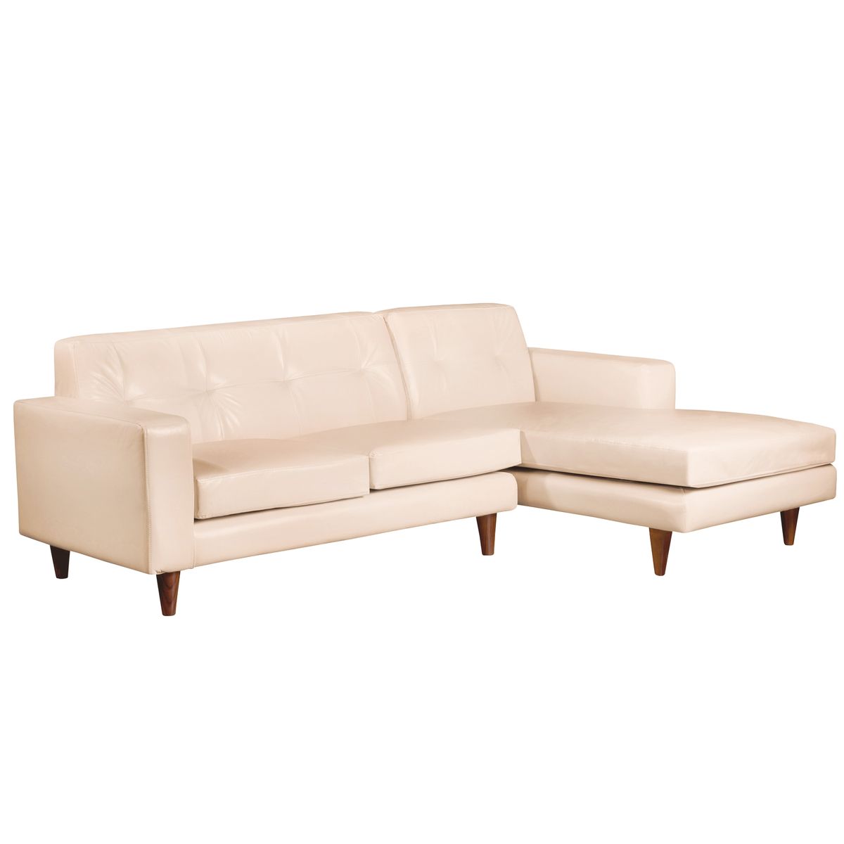 LATAM HOME - Sofá Seccional Derecho Salerno Pu Beige