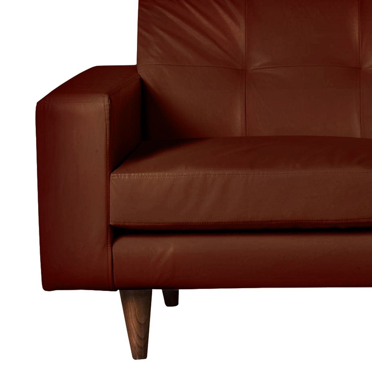 LATAM HOME - Sofá Seccional Derecho Salerno Pu Chocolate