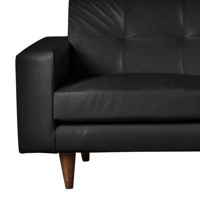 Imagen 2 del producto Sofá Seccional Salerno Chaise Long Derecho Pu Negro