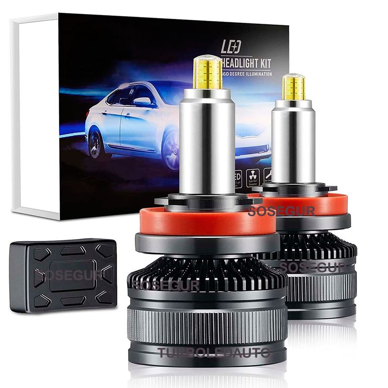 OEM - kit Luces Led H11 360 Cree 25000lm 80w 6000k Lupas