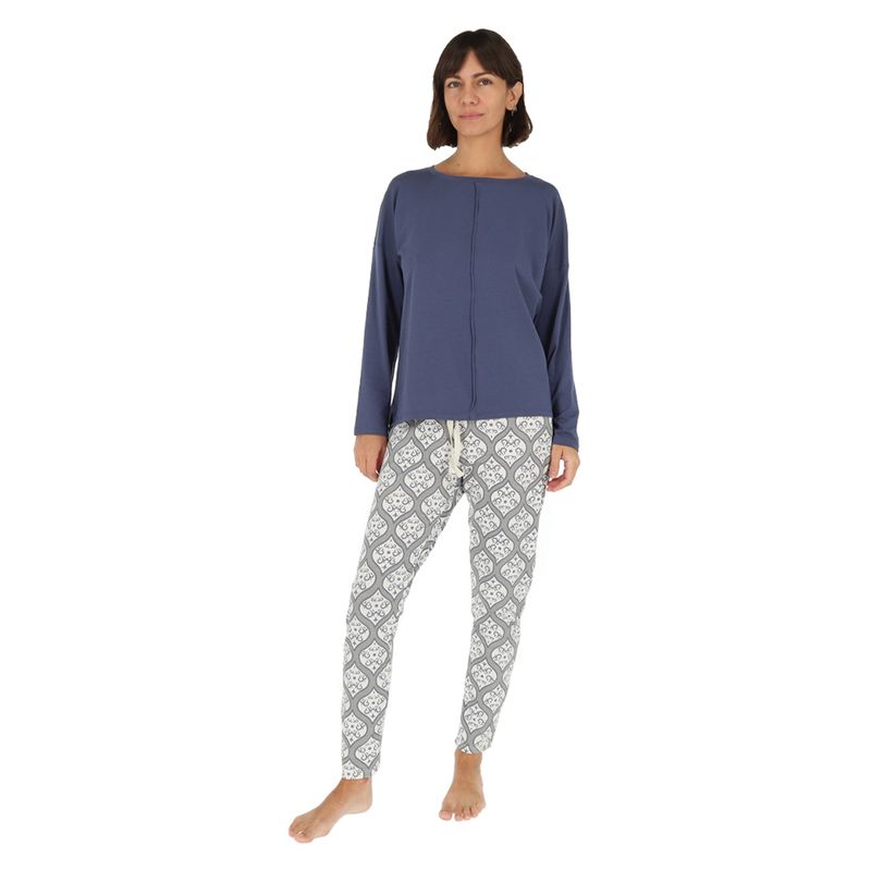BAMERS - Pijama Bamers Rito Mujer Azul