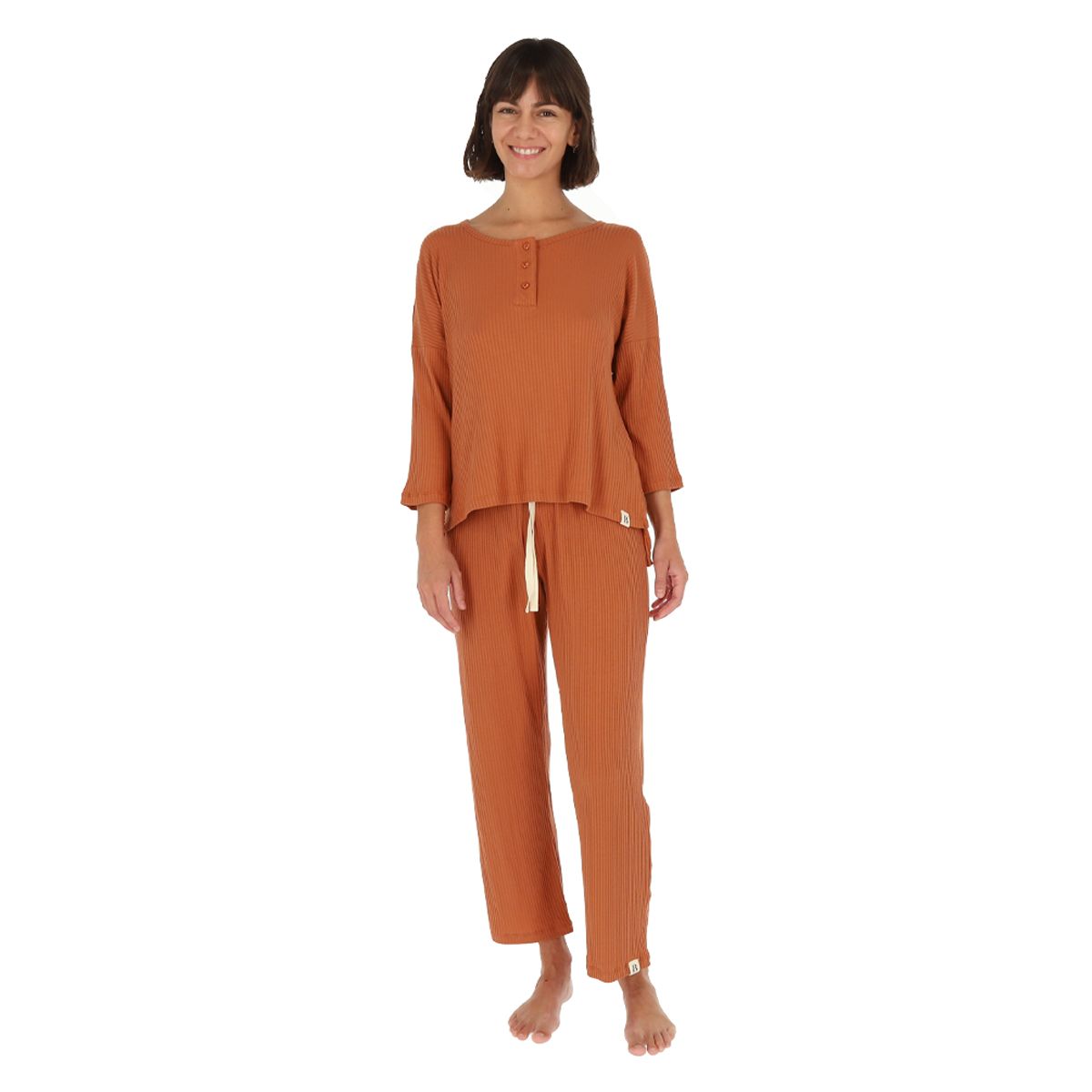 BAMERS - Pijama Bamers Oasis Mujer Terracota