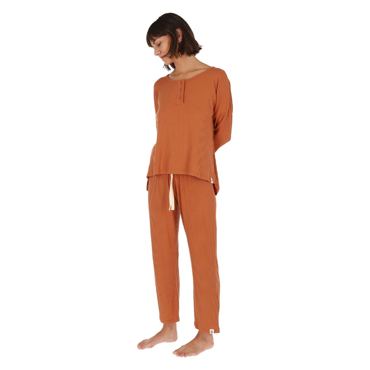 BAMERS - Pijama Bamers Oasis Mujer Terracota