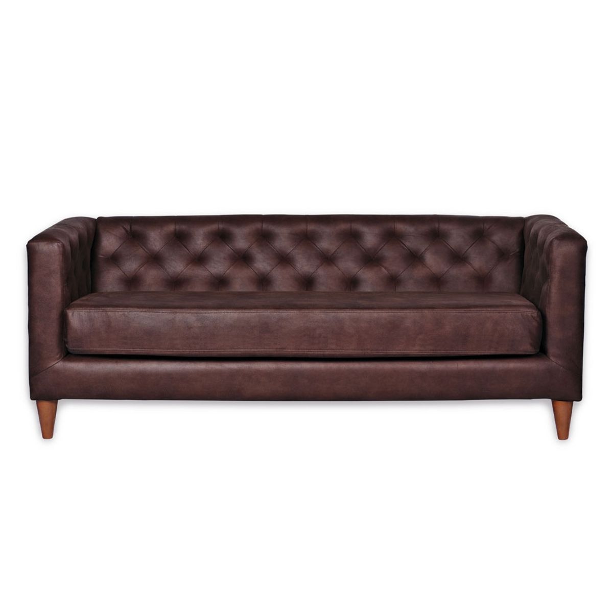 LATAM HOME - Sofá Latam Home Brescia 3 Cuerpos Café Moro