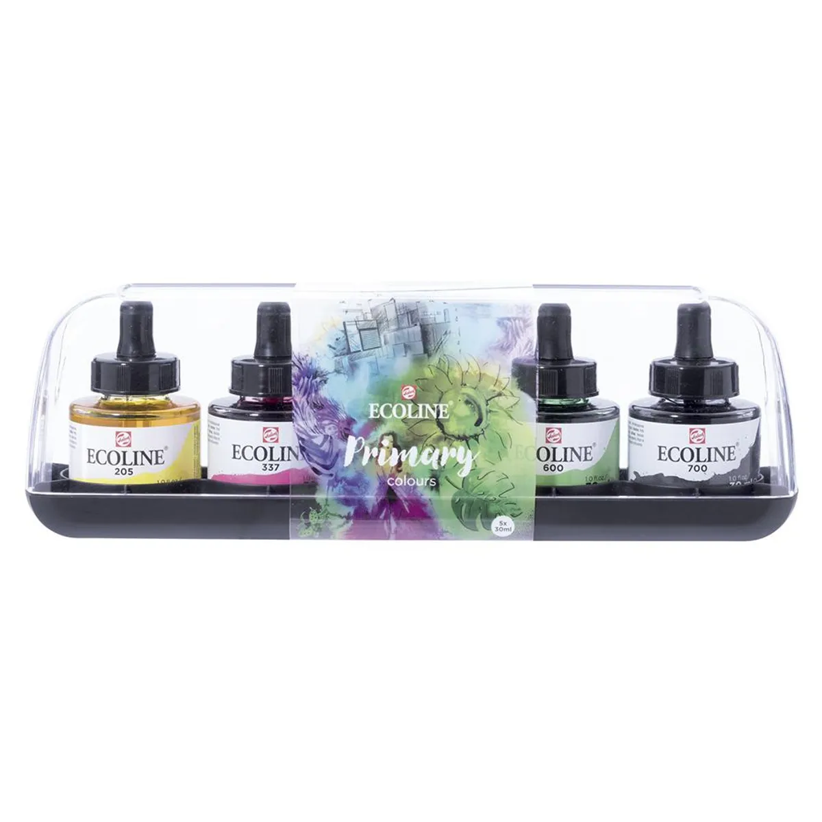 ECOLINE - Set 5 Frascos Acuarela 30ML Ecoline Talens ECOLINE
