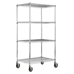AUTORODEC - Estante acero con ruedas 61x91x175 cm
