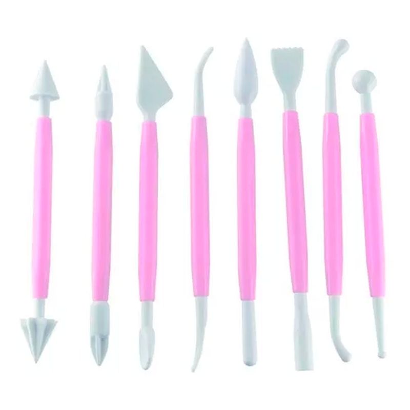 OFERTABKN - Set 8 Pcs De Estecas Para Moldear Fondant Repostería.