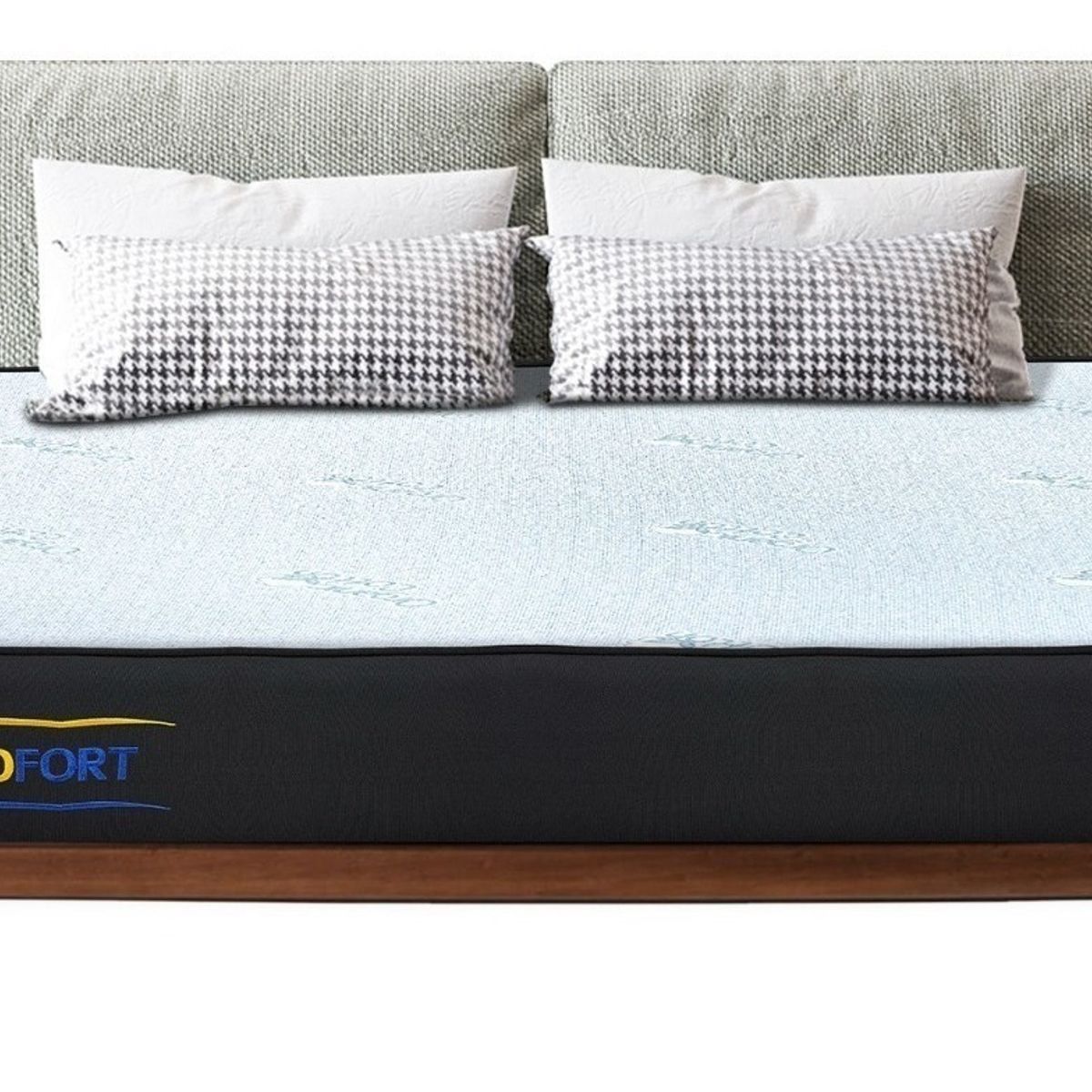 NANOFORT - Colchón King Espuma Memory Foam 200cm X 190 cm