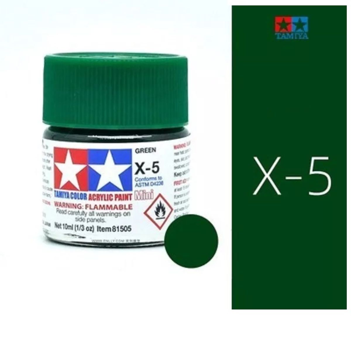 TAMIYA - Tamiya Pintura X1 A X35 Color 10 Ml Maquetas 1pcs-