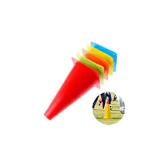 GENERICO - Conos De Entrenamiento Tráfico De Plástico Multicolor 23cm