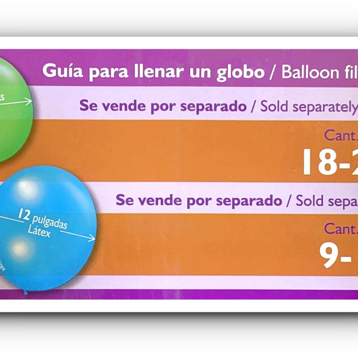 GLAM - Glam Balón Cilindro Gas Helio Ultra Liviano Para 30 Globos