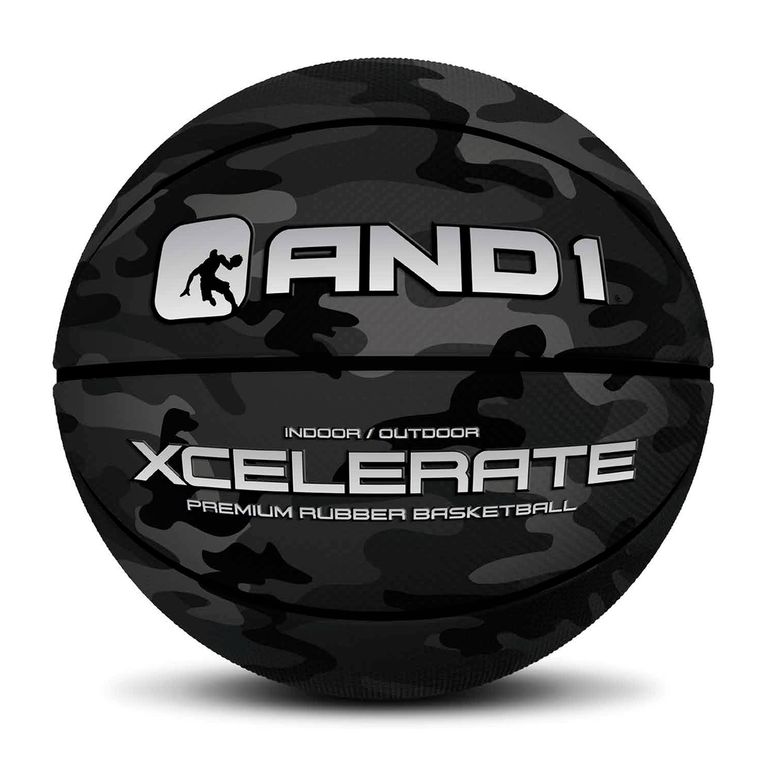 Balon Xcelerate Camo Oscuro Basketball Negro