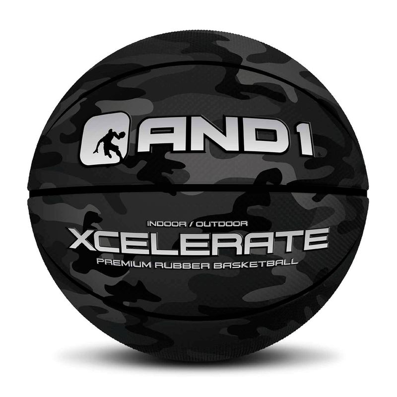 AND1 - Balón And1 Xcelerate Camo Oscuro Basketball Negro