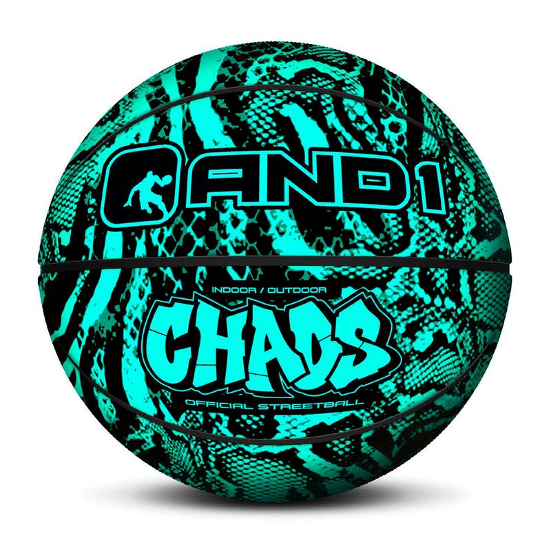 AND1 - Balón And1 Chaos Animal Print Basketball Verde
