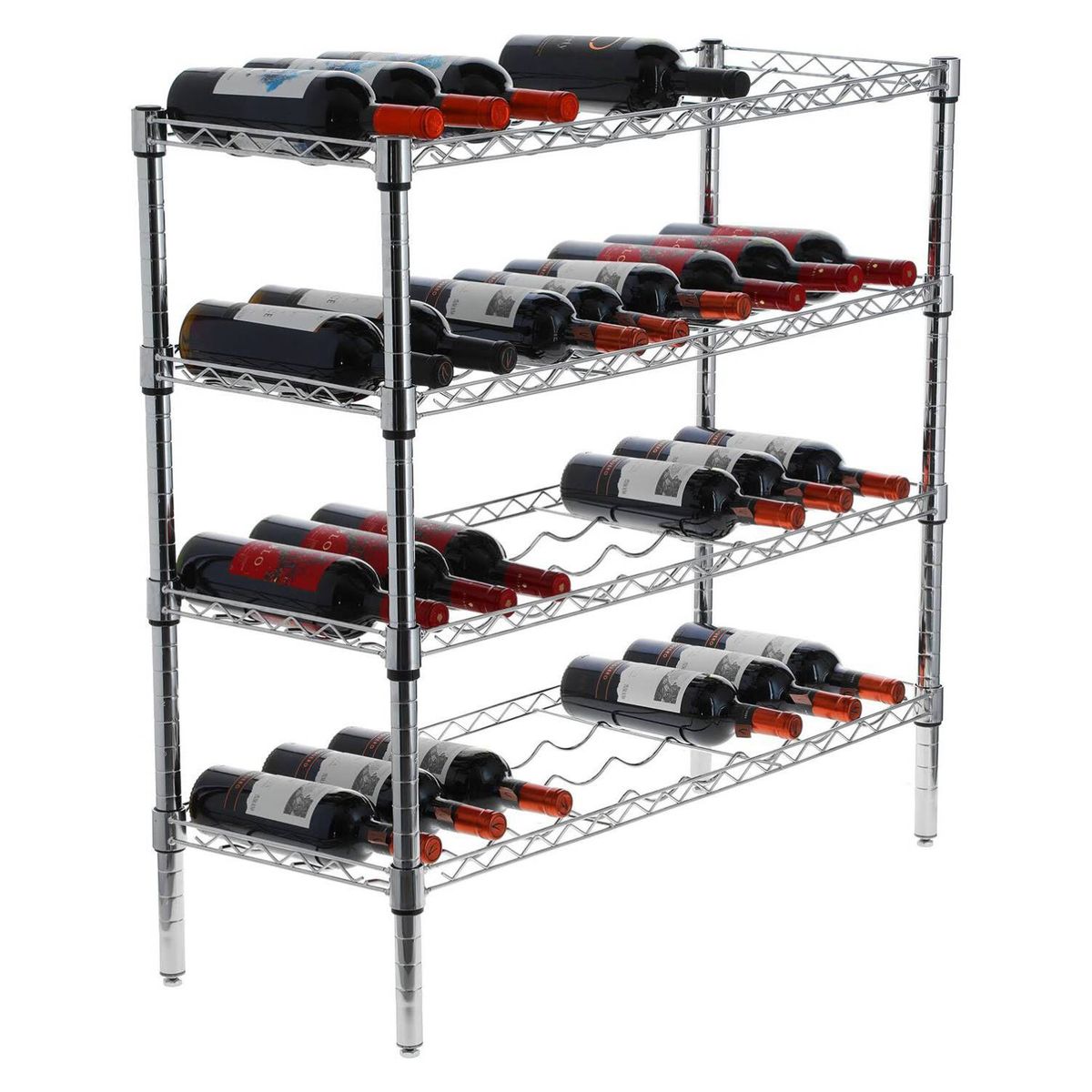 AUTORODEC - Rack para 36 botellas de vino de 36x91x84 cm
