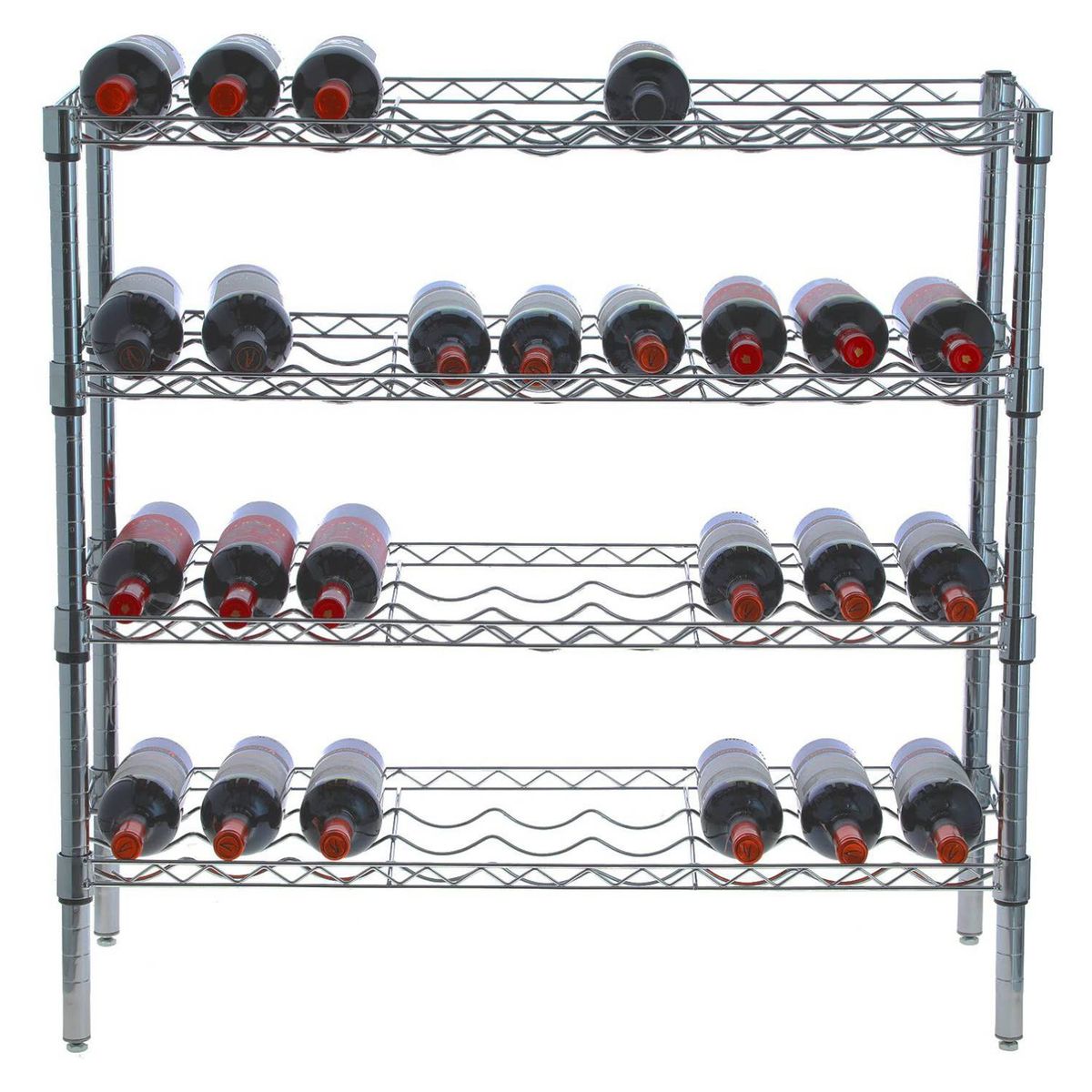 AUTORODEC - Rack para 36 botellas de vino de 36x91x84 cm